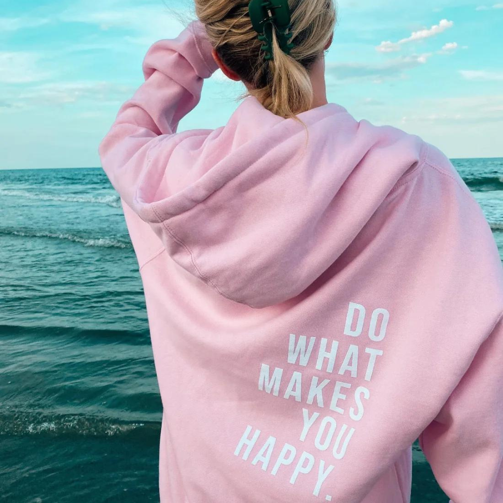 Be Happy Oversized Hoodie