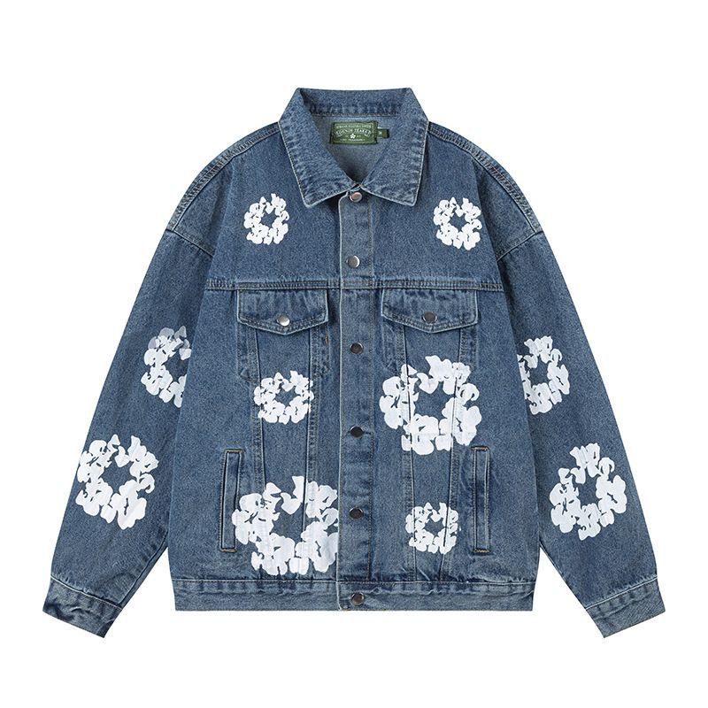 Flower Tears | Denim Jacket Blue