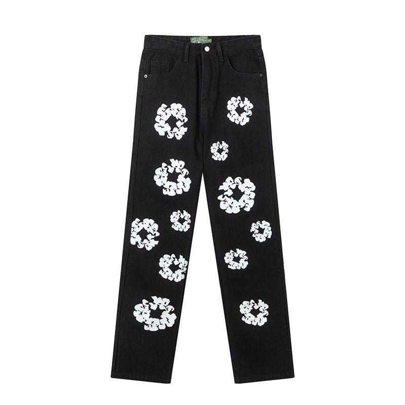 Flower Tears | Navy Bottoms