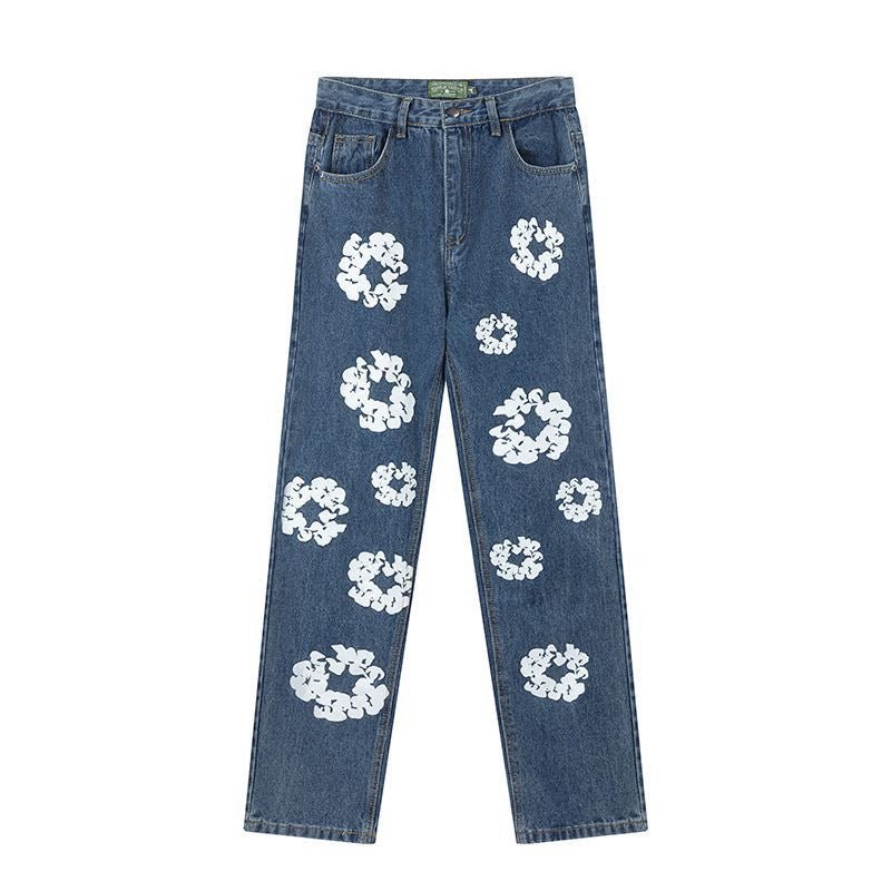 Flower Tears | Navy Bottoms