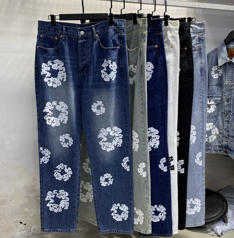 Flower Tears | Navy Bottoms