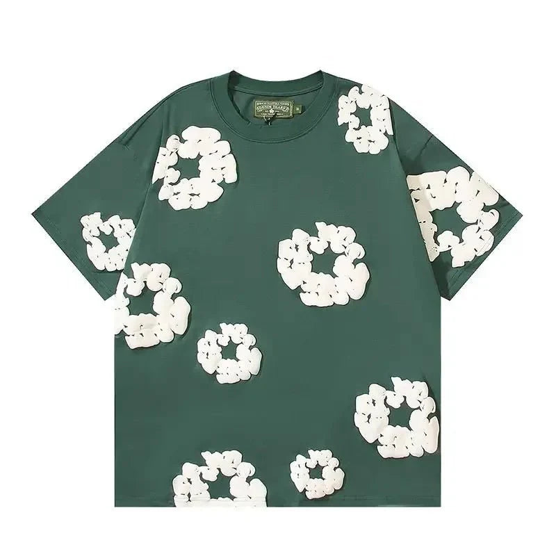 Flower Tears | Green T-shirt