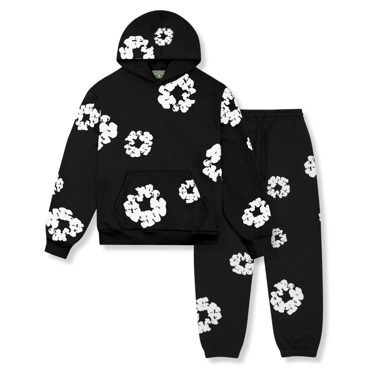 Flower Tears | Black Tracksuit