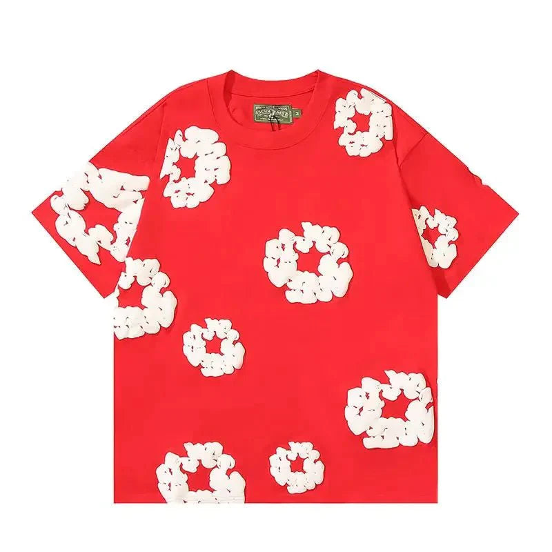 Flower Tears | Red T-shirt