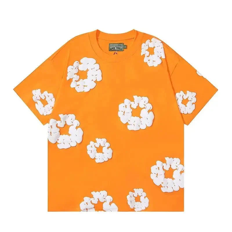 Flower Tears | Orange T-shirt