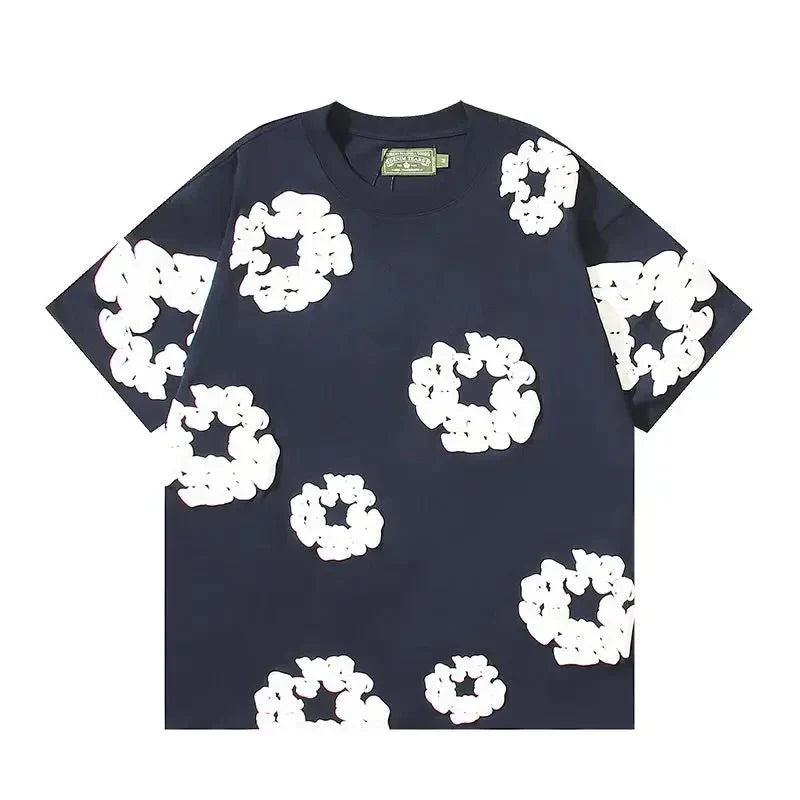 Flower Tears | Blue T-shirt